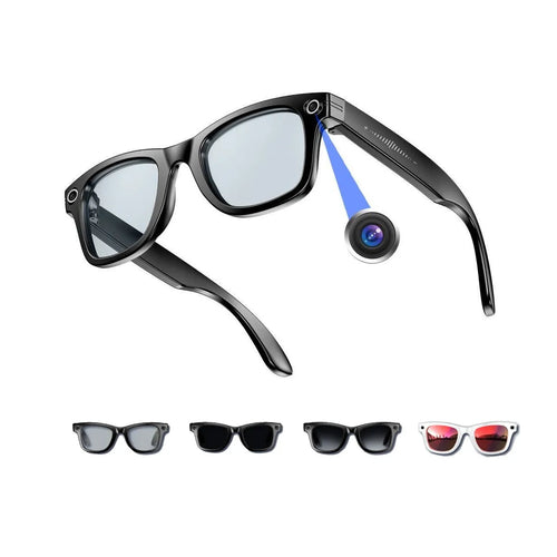 2025 New AI Smart Glasses with Real-time Translation AI Assistant 4K Photo-taking Video Stabilization Camera Voice Control-0