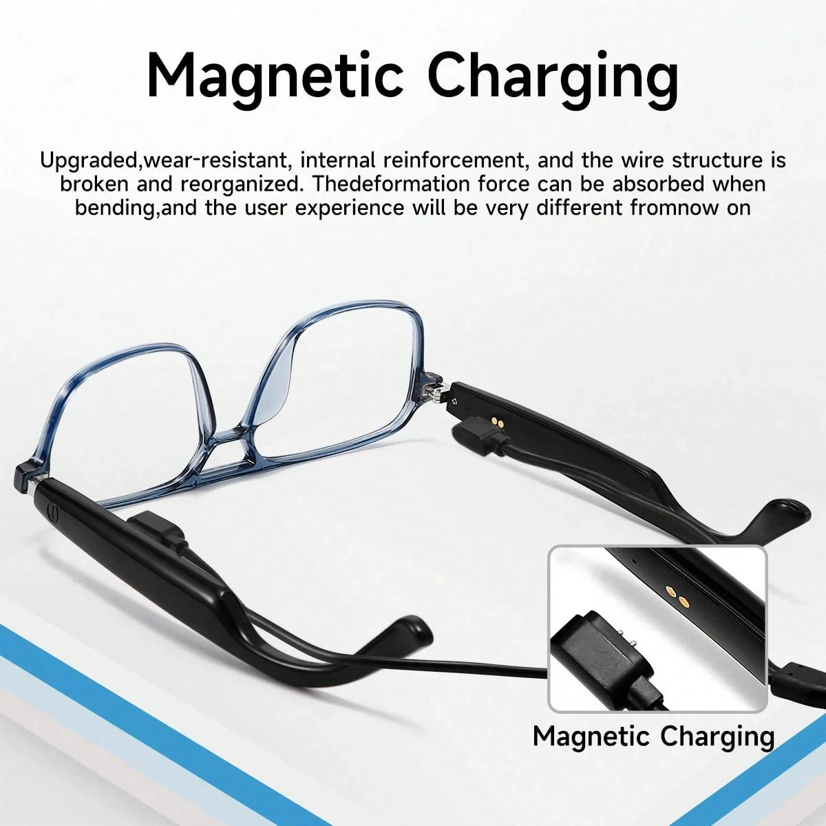 SENBONO  GS10 Smart Glasses Wireless BT 5.0 Sunglasses Outdoor Smart Sport Hands-Free Call Music Headphone Anti-Blue Eyeglasses-3