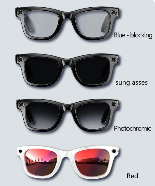 2025 New AI Smart Glasses with Real-time Translation AI Assistant 4K Photo-taking Video Stabilization Camera Voice Control-4